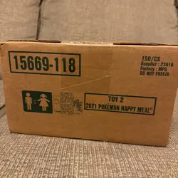 POKEMON MCDONALD'S SEALED CASE (2021) 150 BOOSTER PACKS 25TH ANNIVERSARY TOY 2 - Image 1