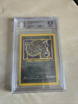 2002 POKEMON SHINING STEELIX 112/105 NEO DESTINY SECRET RARE BECKETT 8.5 NM - Image 1
