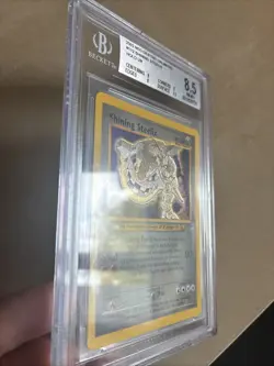 2002 POKEMON SHINING STEELIX 112/105 NEO DESTINY SECRET RARE BECKETT 8.5 NM - Image 3