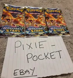Pokemon Brilliant Stars Booster Packs x12 - New & Sealed ✅ - Image 3