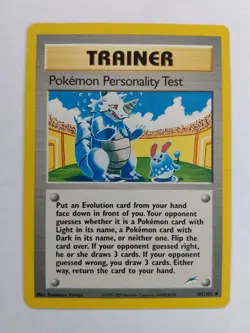Pokemon TCG Trainer - Pokemon Personality Test - Neo Destiny 102/105 Uncommon - Image 4