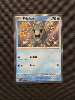 Pokemon TCG Frigibax 128/091 Sv: Paldean Fates Shiny Rare Holofoil Near Mint - Image 1