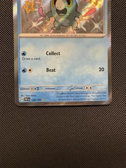 Pokemon TCG Frigibax 128/091 Sv: Paldean Fates Shiny Rare Holofoil Near Mint - Image 4