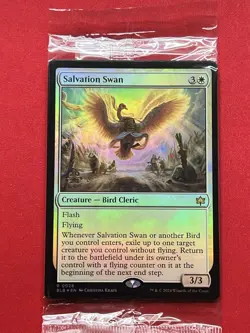 MTG BLB Promo Prerelease Salvation Swan Sealed + Arena Code - Image 1