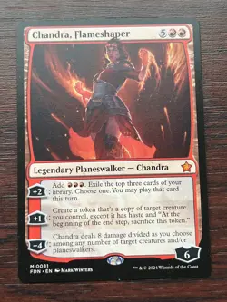 1x CHANDRA, FLAMESHAPER - Foundation - MTG - Magic the Gathering - Image 1