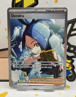 Dendra 266/193 Pokemon TCG SV02: Paldea Evolved Special Illustration Rare NM - Image 1