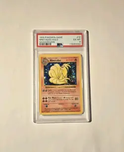 Pokemon Ninetales 12/102 Base Set Shadowless Holo Rare PSA 6 - Image 1