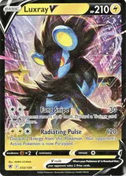 Luxray V - 050/189 Ultra Rare Astral Radiance NM Pokemon TCG - Image 1