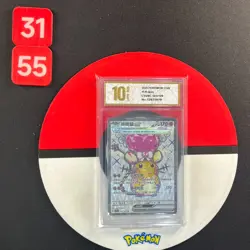 Pokemon TCG S-Chinese Dedenne ex CSV4C 141/129 SR Grade10 - Image 1