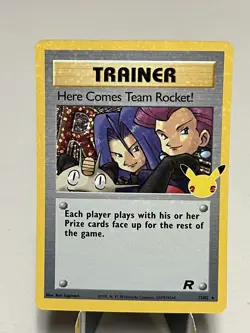 Pokemon TCG Here Comes Team Rocket! Celebrations: Classic Collection 15/82 Holo - Image 1