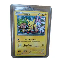Pokemon Pikachu (XY95 Black Star Promo Holo Rare)-Let’s Eat Together 2016 - Image 1