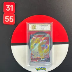 Pokemon S-Chinese Blue Sky Stream Dragonite V SR CS4.5C 068/063 Grade10 - Image 1