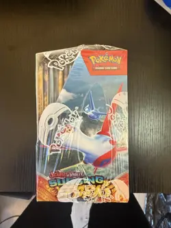 Pokemon TCG Scarlet & Violet Surging Sparks Booster Box factory tear on one side - Image 2