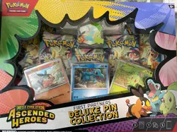 Pokemon Ascended Heroes Deluxe Pin Collection New Factory Sealed - Image 1