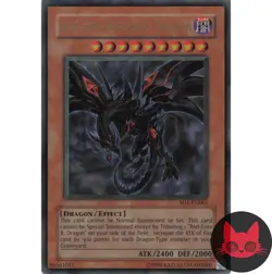 Yugioh Red-Eyes Darkness Dragon SD1-EN001 Ultra Rare LP - Image 1