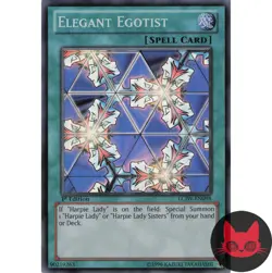 Yugioh Elegant Egotist LCJW-EN098 Super Rare 1st Edition NM - Image 1