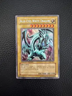 Blue-Eyes White Dragon BPT-003 2002 Collector's Tin Secret Rare LP Unique Pink - Image 1