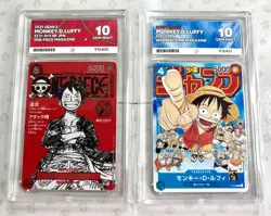 Monkey D Luffy ST21-014 & P-033 ACE 10 One Piece Magazine Vol 20 Promo - Image 1