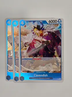 One Piece TCG - (Playset) - 3x OP10-045 - Cavendish - Rare - Eng - Image 1