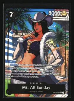 Ms. All Sunday (Alternate Art) The Azure Sea's Seven #OP14-084 - Image 1