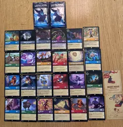 Set Of 24 Disney Lorcana Trading Cards The First Chapter 2 Full Packs - Image 1