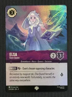 Disney Lorcana Elsa Snow Queen Epic Fabled - Image 2