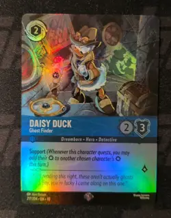 Daisy Duck - Ghost Finder - 217/204 - Epic - Holofoil NM-Mint Disney Lorcana - Image 1