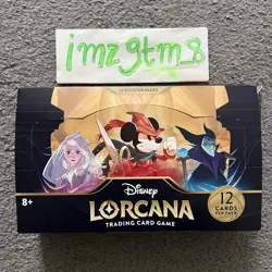 Disney Lorcana The First Chapter Booster Box Print CM2 2023 OPENED BOX 4050368981905 - Image 1