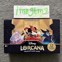 Disney Lorcana The First Chapter Booster Box 24 Packs 1st Print (CM2) (2023) 4050368981905 - Image 1