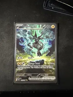 Zekrom EX 166/086 SV: Black Bolt 230 HP Rare Holo Pokemon TCG Card - Image 1