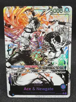 Ace & Newgate L ST22-001 One Piece Card Game Starter Deck Parallel – NM – EN - Image 1