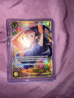 ONE PIECE Card Game Nico Robin EB03-055 SP Parallel Heroines English 2026 - Image 5