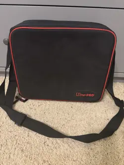 Ultra Pro Red And Black Satchel Deck Box For 6 different 100 Card Decks - Image 1