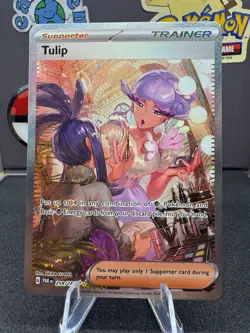 Pokemon TCG Tulip Card 259/182 Paradox Rift Sir Trainer - Image 1