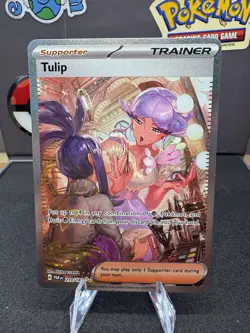 Pokemon TCG Tulip Card 259/182 Paradox Rift Sir Trainer - Image 2