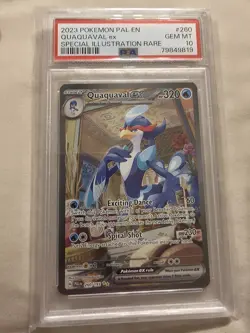 PSA 10 Quaquaval ex 260/193 SIR Paldea Evolved Pokemon Card GEM MINT sar - Image 1