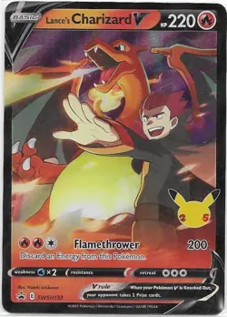 Lance's Charizard v SWSH133 Promo Card - Image 1