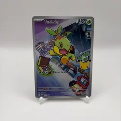 Pokemon TCG First (1st) Partner Card - Turtwig 040 Black Star Promo MEP, NM - Image 1