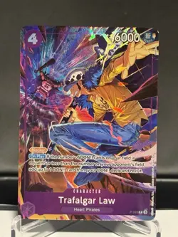 One Piece CCG Trafalgar Law P-093 Promo Holo Blocker Character Promotion Card - Image 1