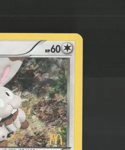 Bunnelby 10/12 McDonalds Promo 2013 Holo Rare Pokemon Card LP - Image 4