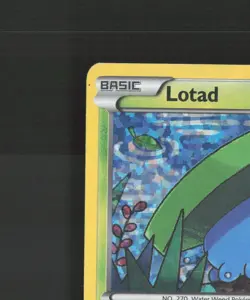 Lotad 2/12 McDonalds 2015 Promos Holo Rare Pokemon Card DMG - Image 3