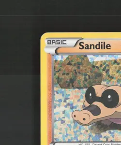 Sandile 8/12 McDonalds 2011 Promo Holo Rare Pokemon Card MP - Image 3