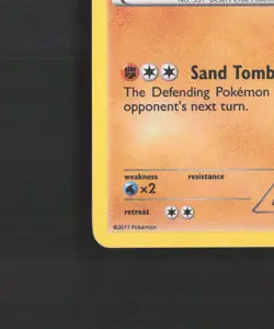 Sandile 8/12 McDonalds 2011 Promo Holo Rare Pokemon Card MP - Image 5