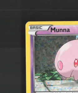 Munna 7/12 McDonalds 2011 Promo Holo Rare Pokemon Card MP - Image 3