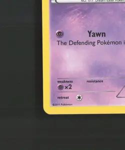 Munna 7/12 McDonalds 2011 Promo Holo Rare Pokemon Card MP - Image 5