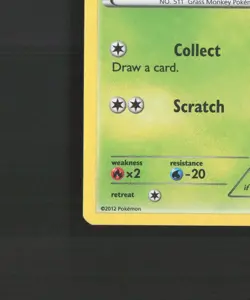 Pansage 2/12 McDonalds 2012 Promo Holo Rare Pokemon Card LP - Image 5