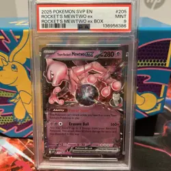 Team Rocket's Mewtwo ex 205 Sv: Scarlet & Violet Promo Cards Holo - Image 1