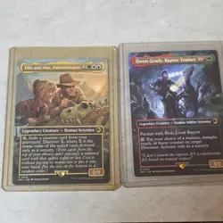 Magic: The Gathering REX Card Lot -8 Cards Borderless Worlds beyond - Image 3