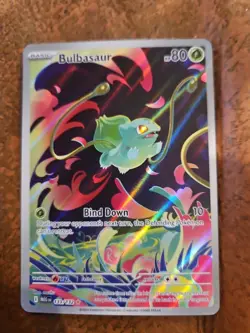 Pokemon Bulbasaur Holo Card 133/132 Me01: Mega Evolution NM Condition - Image 1