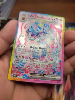Sylveon EX Prismatic Evolutions Holo Card 156/131 SV SIR PACK FRESH MINT - Image 2